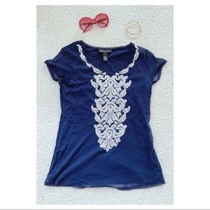 INC international concepts blue top Large size